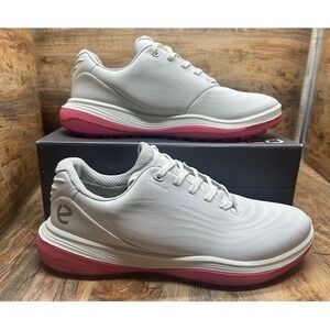 ECCO Women's LT1 Performance Golf Shoes Waterproof Leather Comfort NIB - 10-10.5
